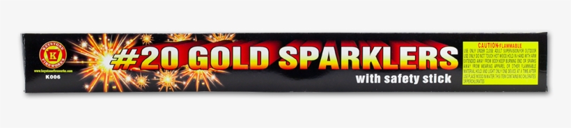 #20 Gold Sparklers - #20 Bamboo Inch Gold Sparklers, transparent png