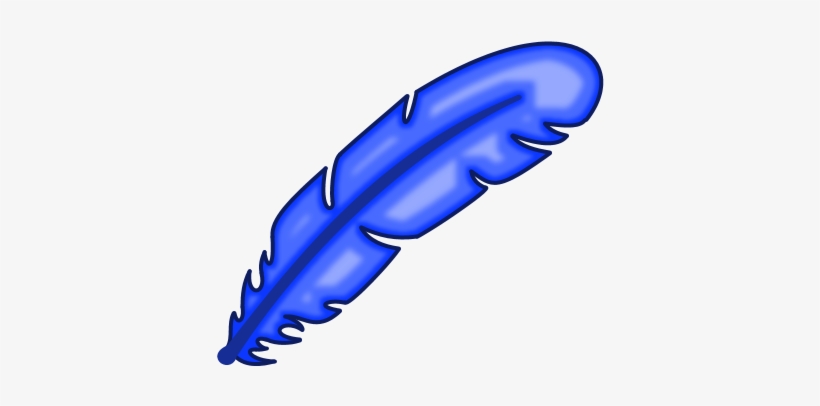 Blue Feather - Blue, transparent png