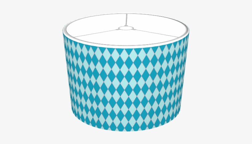 Krw Fabulous 50s Retro Blue Diamonds Lampshade - Zeeman Schort Baby, transparent png