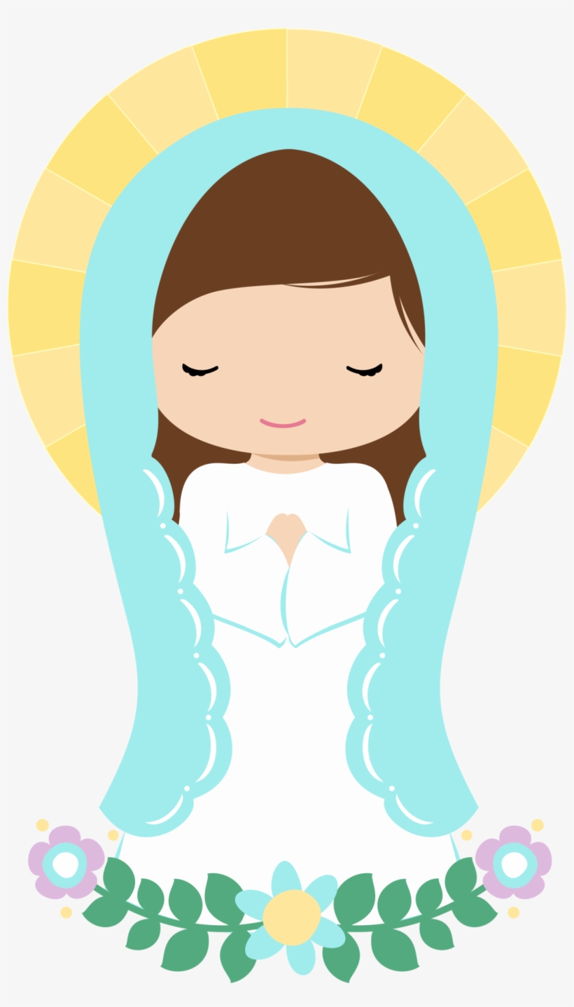 Pin By Carmen Portalatin On Catholic Crafts - Virgencita Png, transparent png