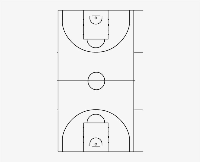 Basketball Court As Of 2012 - Basketball Court Small Size, transparent png