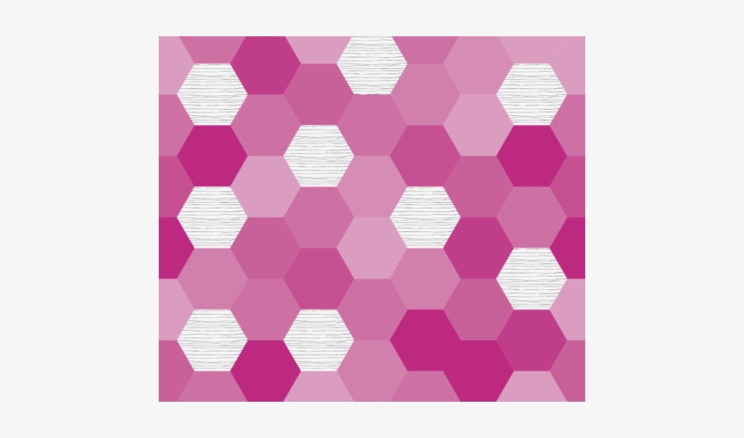Hexagon Wholecloth // Raspberry Fabric By Ivieclothco - Hexagon Wholecloth / Monochrome By Ivieclothco - Customized, transparent png