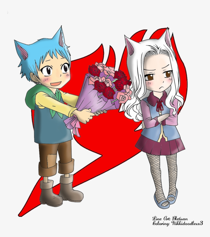 Happy And Charle By Nikkidoodlesx3 - Happy Y Charlie Fairy Tail, transparent png