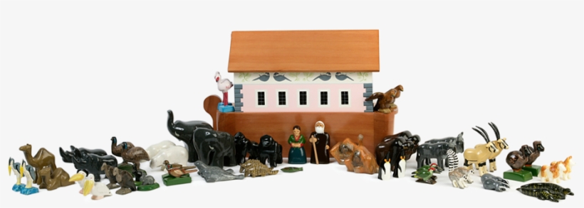 The Frieze On This Ark Incorporates The Dove And Olive - Story Bible Wood Toy, transparent png
