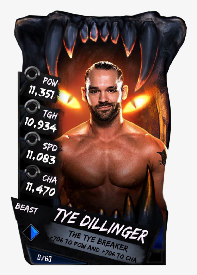 Tyedillinger S4 16 Beast - Wwe Supercard Beast Cards, transparent png