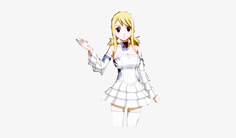 Png Fairy Tail - Custom Made Fairy Tail Cosplay Lucy Heartfilia White, transparent png