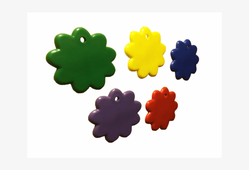 Flower Shape Primary Mix [ 8-gram Weights ] - Drink Coaster, transparent png