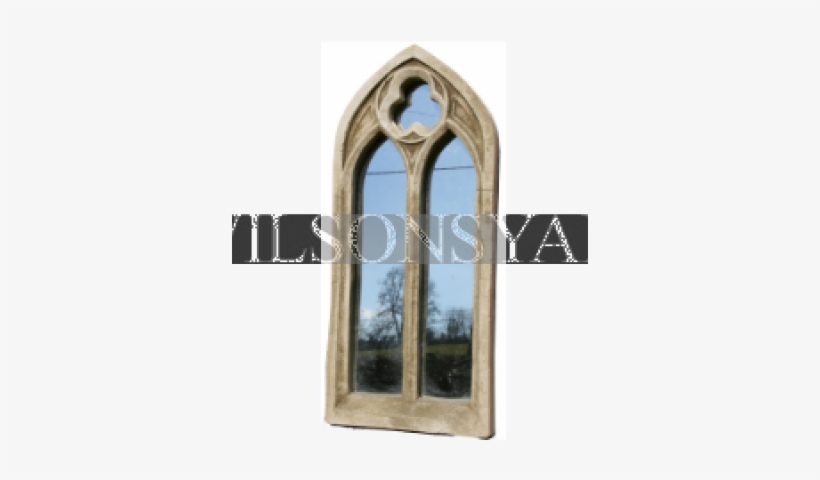 Minature Trefoil Double Arch Window - Gothic Architecture, transparent png