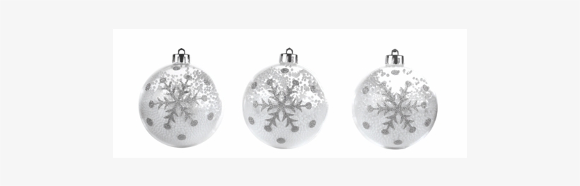 Christmas Ornaments, Round Silver - Silver, transparent png