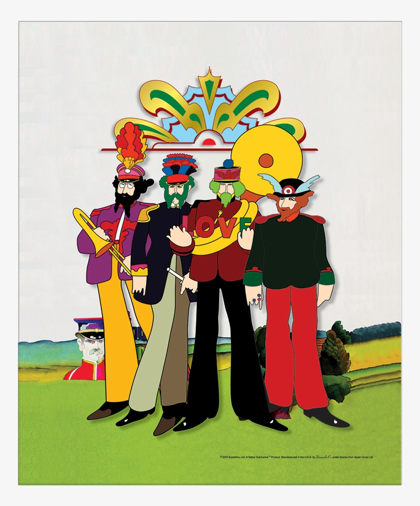 Double Tap To Zoom - Yellow Submarine Beatles Sgt Pepper, transparent png