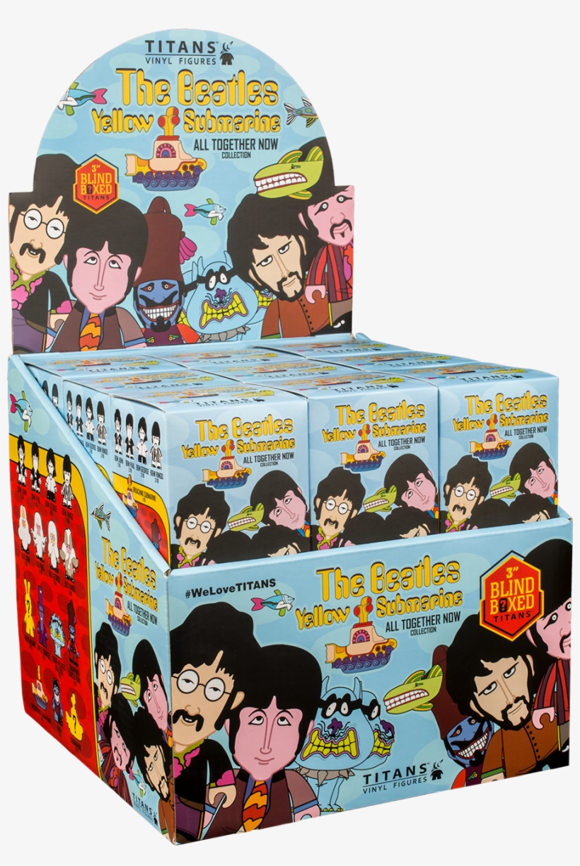 Yellow Submarine Titans Vinyl Figures Series 2 - Yellow Submarine All Together Now Collection, transparent png