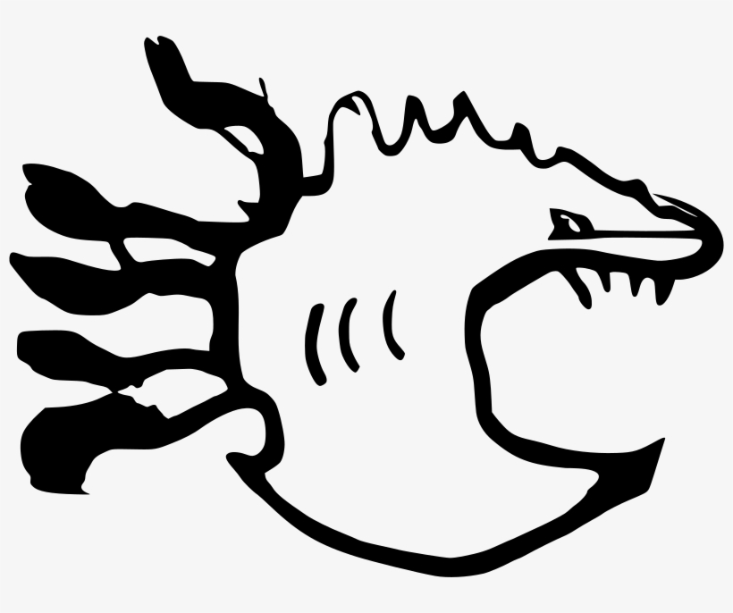Cartoon Fish With Teeth Svg Clip Arts 600 X 455 Px, transparent png
