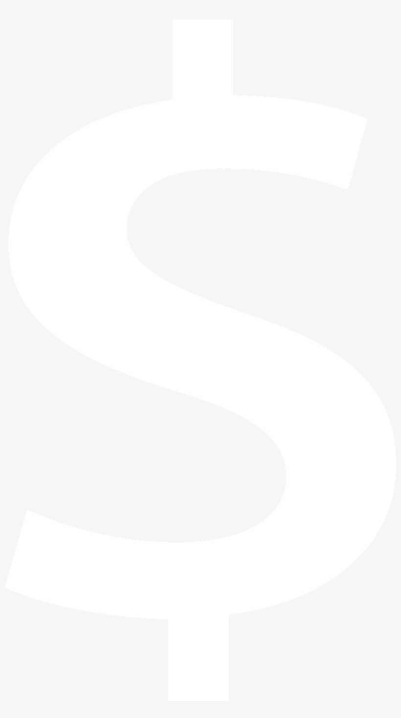 White Dollar Sign Png - 861x1500 PNG Download - PNGkit