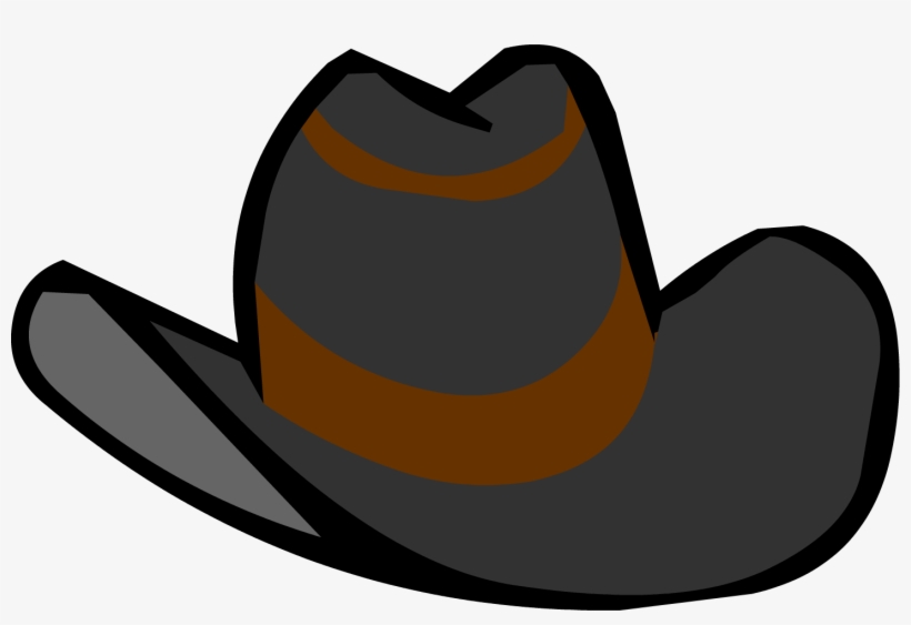 Black Cowboy Hat Clothing Icon Id 433 - Cowboy Hat Clipart Transparent, transparent png