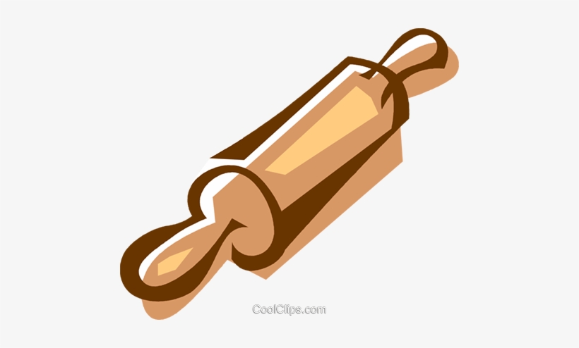 Rolling Pin Royalty Free Vector Clip Art Illustration - Rolling Pin Vector Png, transparent png