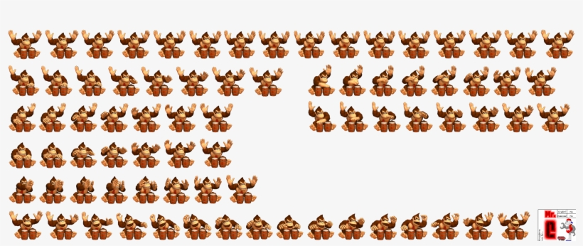 Click For Full Sized Image Donkey Kong - Donkey Kong Sprite Animation, transparent png