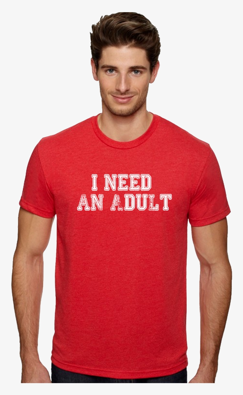 Adult Model Red Tee, transparent png