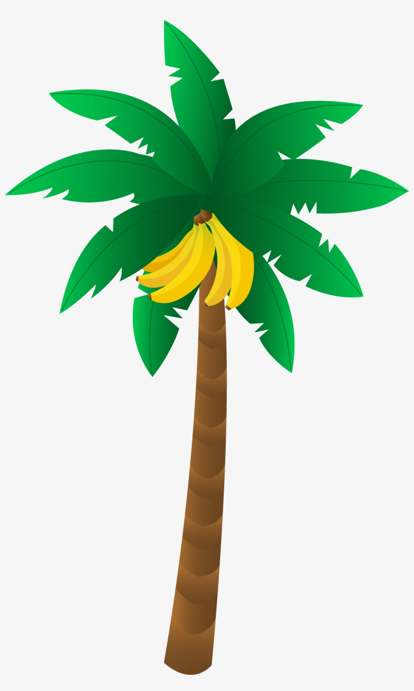 Tropical Diorama Pinterest Bananas Clip Art And - Banana Tree Clipart, transparent png
