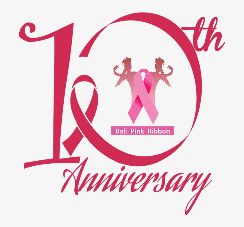 Bali Pink Ribbon Celebrates Its 10th Year Anniversary - Graphic Design, transparent png