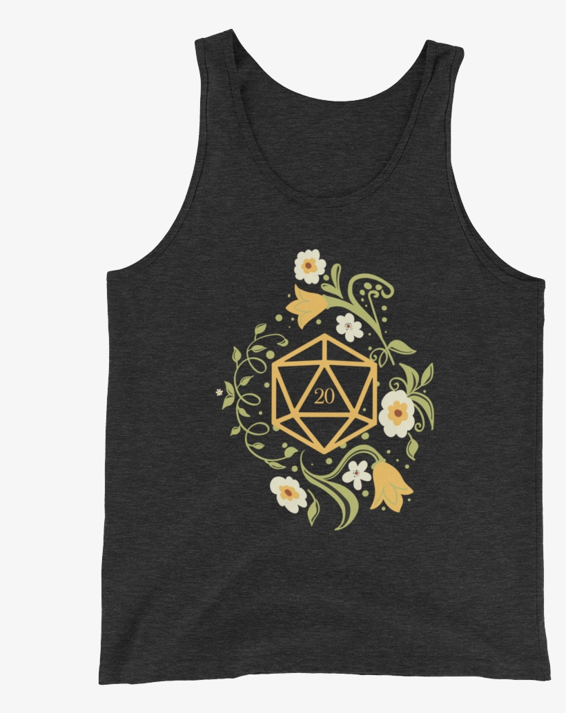 Polyhedral D20 Dice Of The Druid Unisex Rpg Tank Top - You Can Take My Guns When You Pry Them From My Cold, transparent png