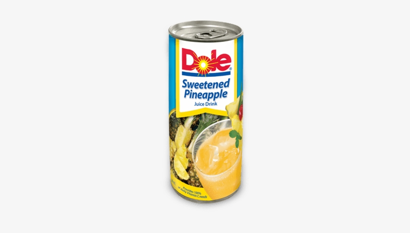 Dole Sweetened Pineapple Juice - Dole Pineapple Juice Drink, transparent png