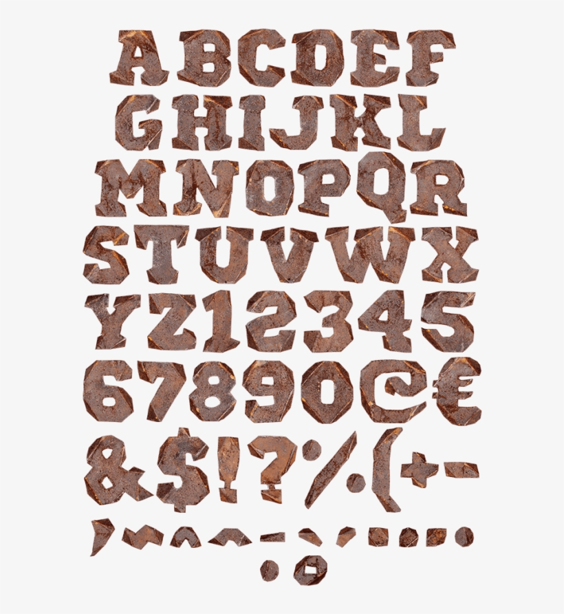 Industrial Grunge Typeface - Typeface, transparent png