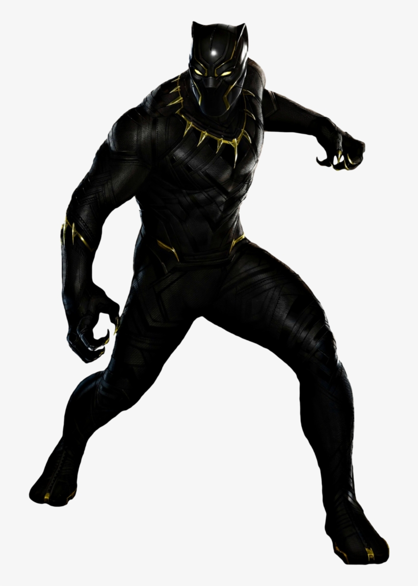 Black Panther - Black Panther Civil War Png, transparent png