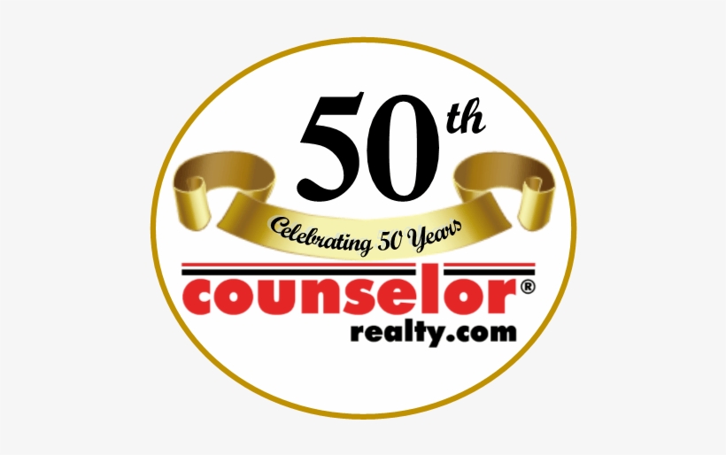 1424094350 50th Celebration Revised Text - Counselor Realty, transparent png