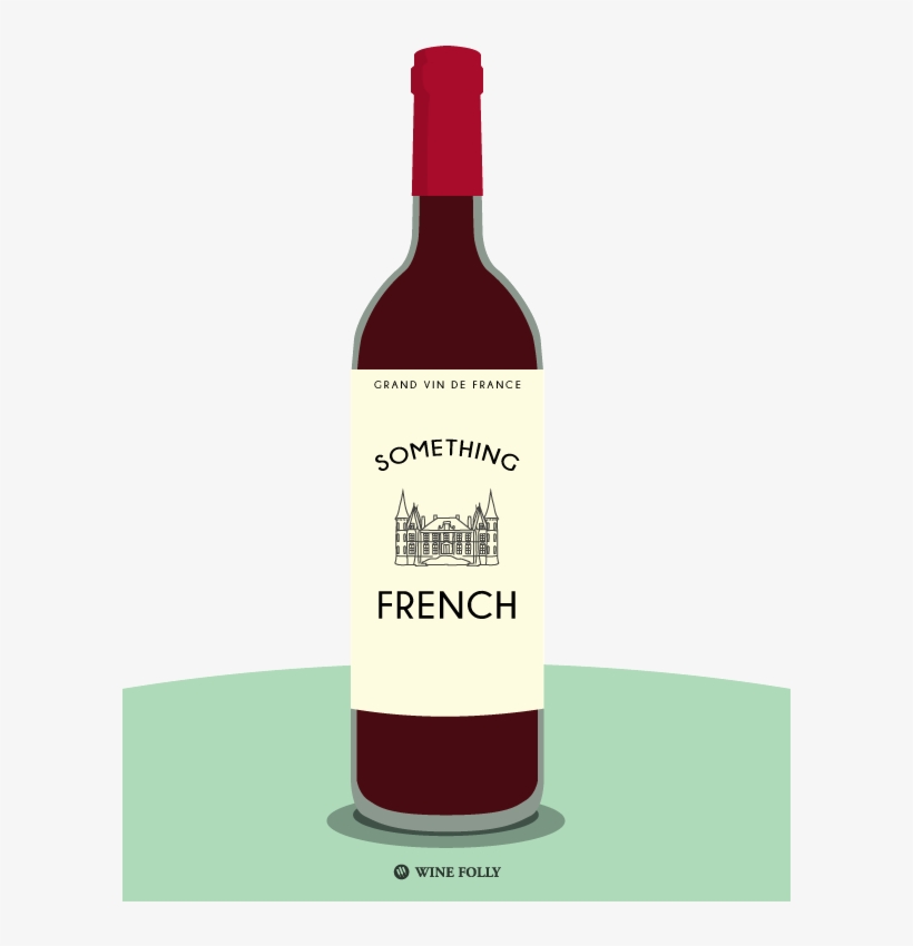 French Wine Bottle - Portable Network Graphics, transparent png
