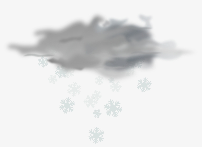 Mist Clipart Foggy Weather - Snow Showers Weather Icon, transparent png
