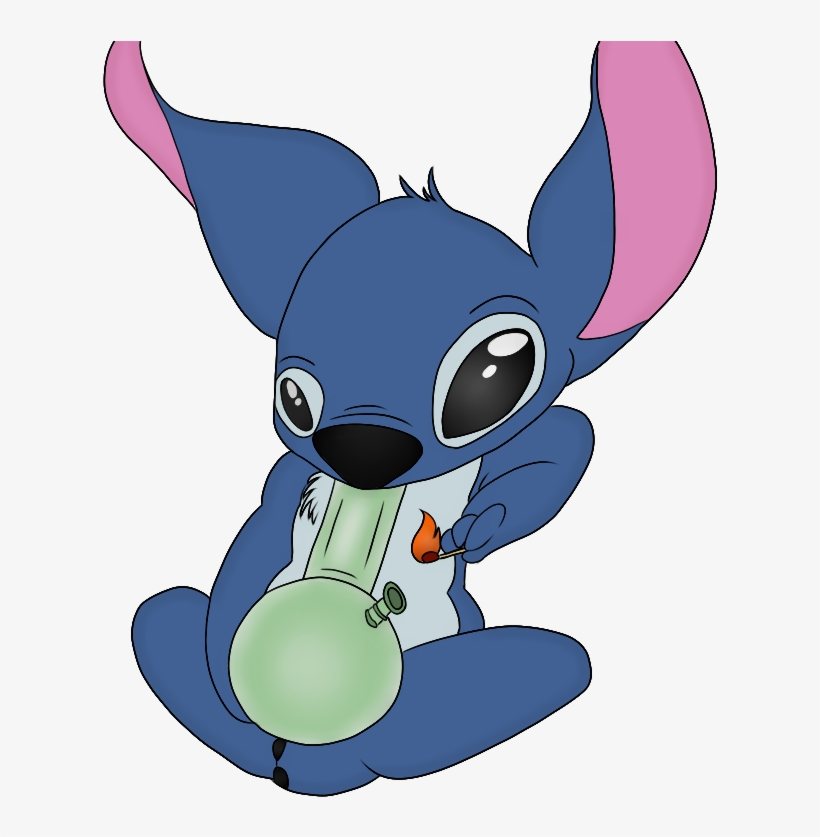 Stitch Weed, transparent png