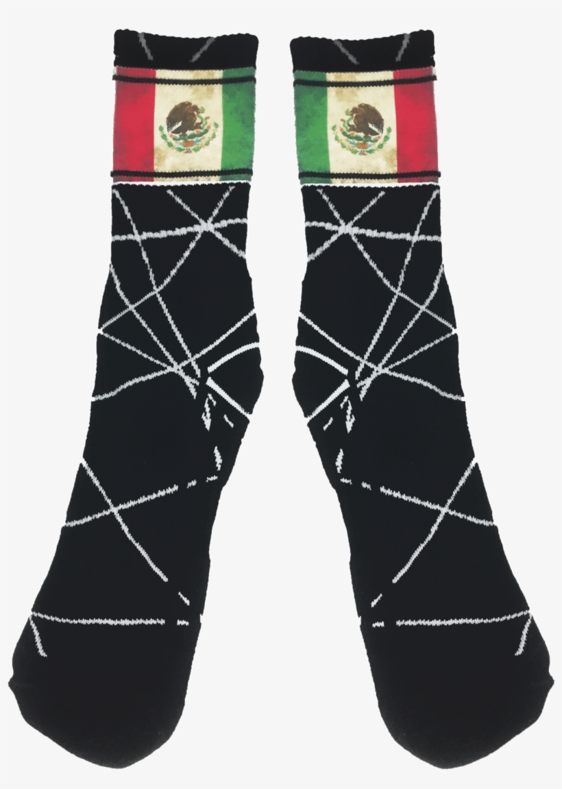 Viva Mexico Dye Sublimation Fitness Crew Socks - Moxy, transparent png