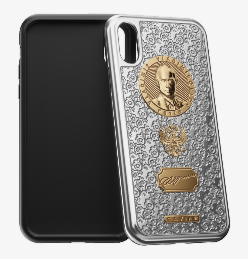 Vladimir Putin Iphone X Golden Case By Caviar - Messi Cases Iphone X, transparent png
