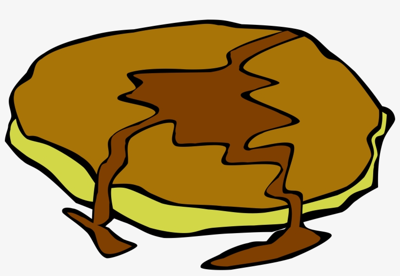 Pancakes - One Pancake Clipart, transparent png