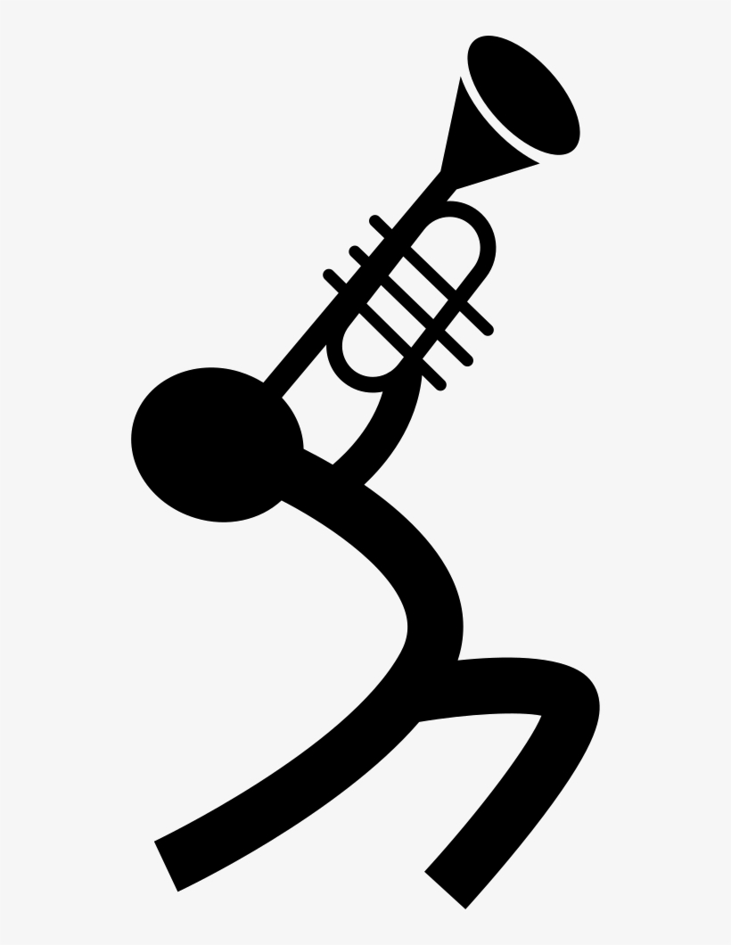 Musician Playing A Trumpet Comments - Trumpet, transparent png