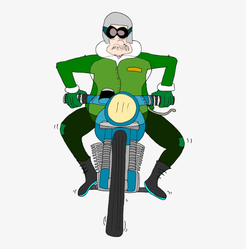 Motorcycle Vehicle Driving The Little Mermaid School - Motorcycle, transparent png