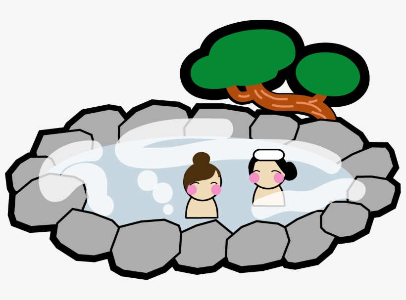 Japanese Inns At Hot-spring Resorts In Aizu Area - Hot Spring Clipart Png, transparent png