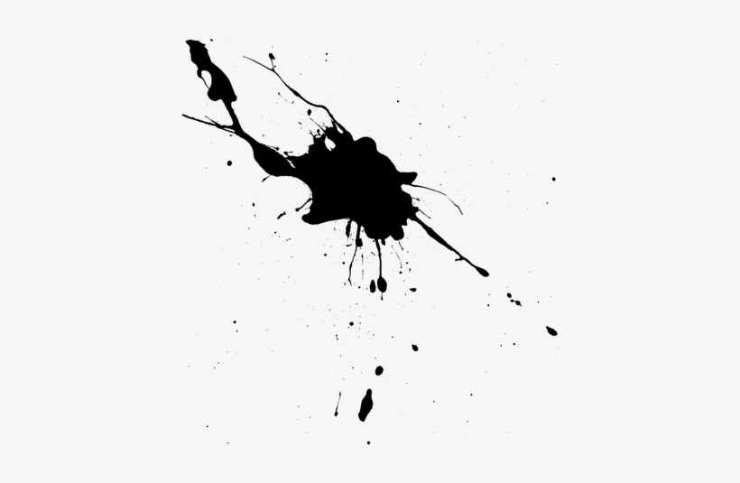 Paint, Splatter, Splash, Ink, Drop, Splattered, Drip - Goccia Inchiostro Png, transparent png