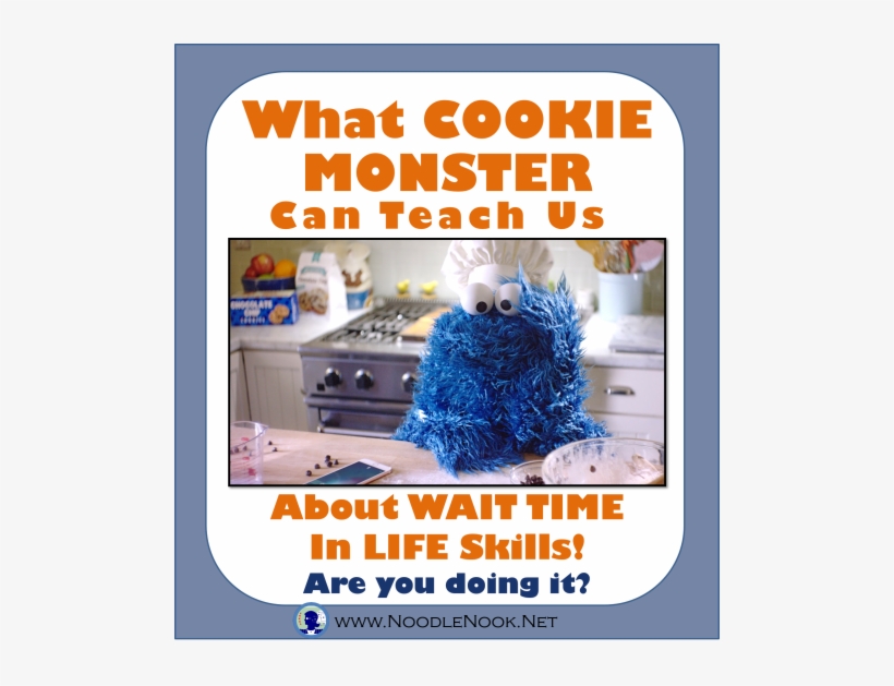 Wait Time In Life Skills From Cookie Monster Via Noodlenook - Pink Panther, transparent png