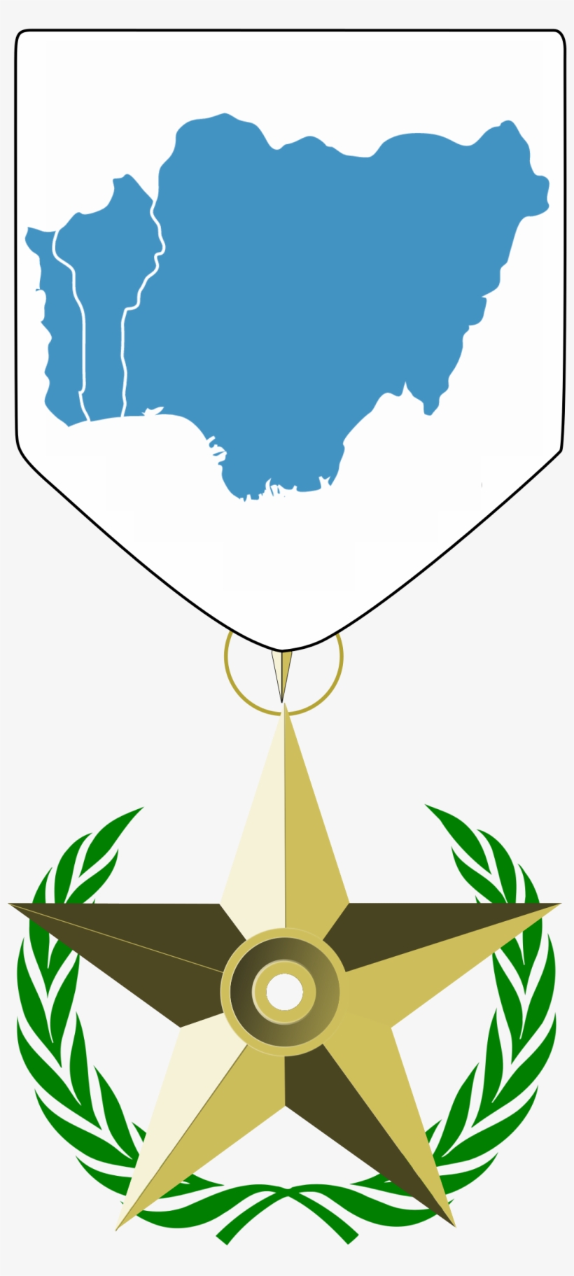 Slave Coast Barnstar With A Laurel Wreath - United Nations, transparent png