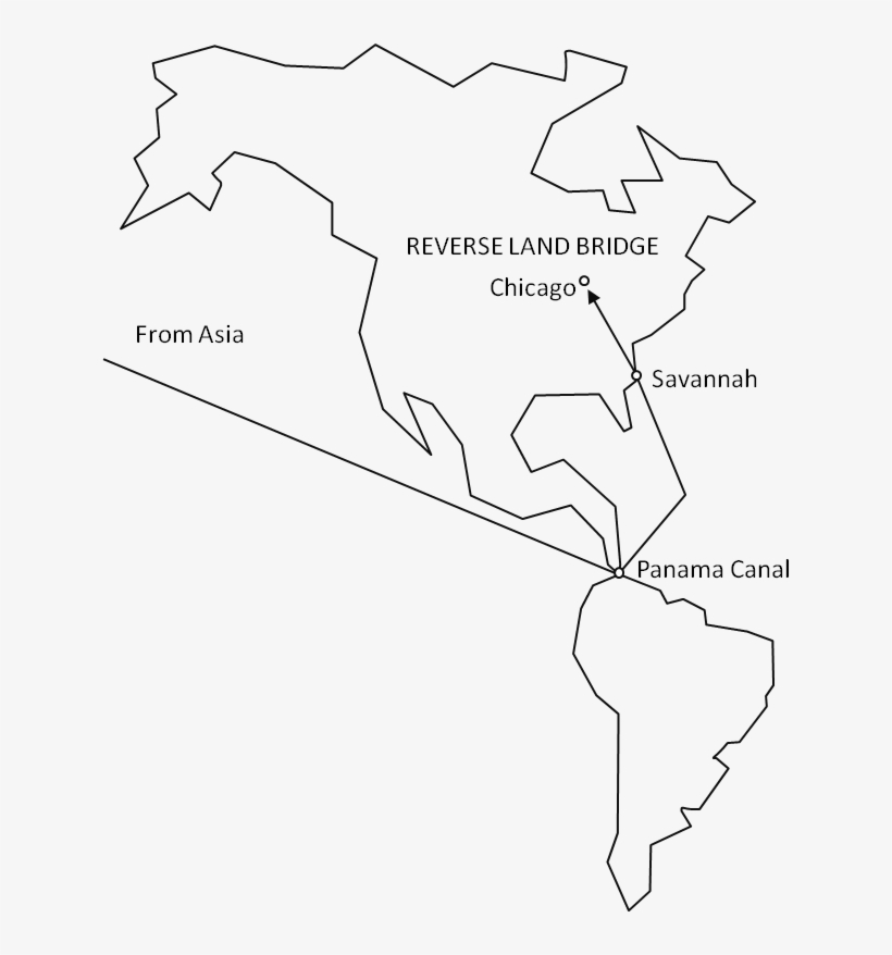 Reverse Land Bridge - Micro Land Bridge Shipping, transparent png