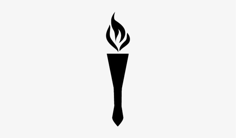 Torch Vector - Torch Silhouette Png, transparent png