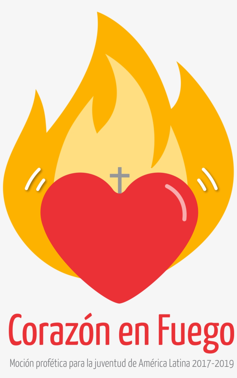 2017 Logotipo Corazón En Fuego - Corazon En Fuego Png, transparent png