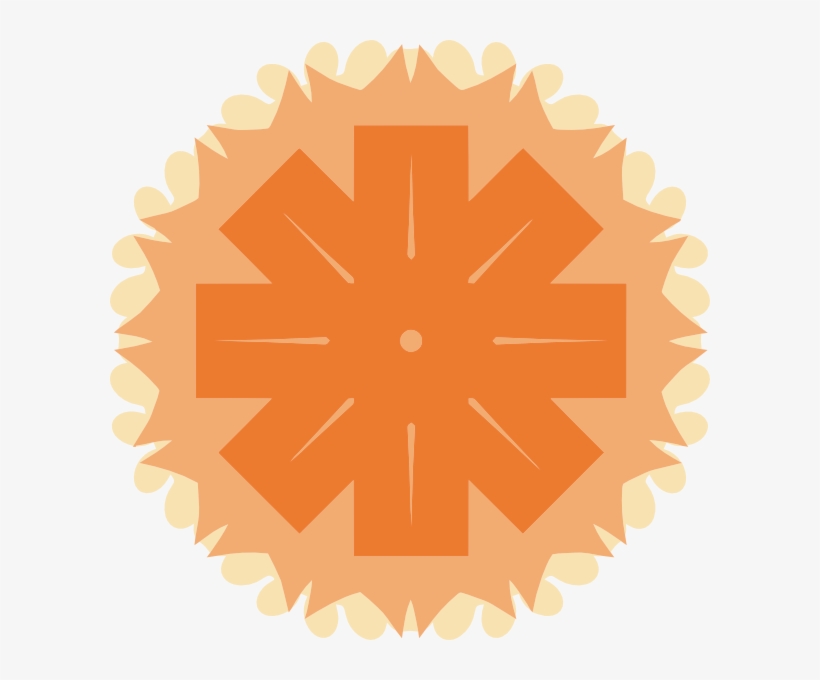 Orange Sunburst Pattern Clipart Png For Web, transparent png