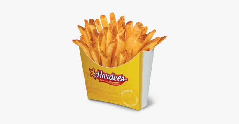 Skin On Fries - Hardees Combo Meal, transparent png