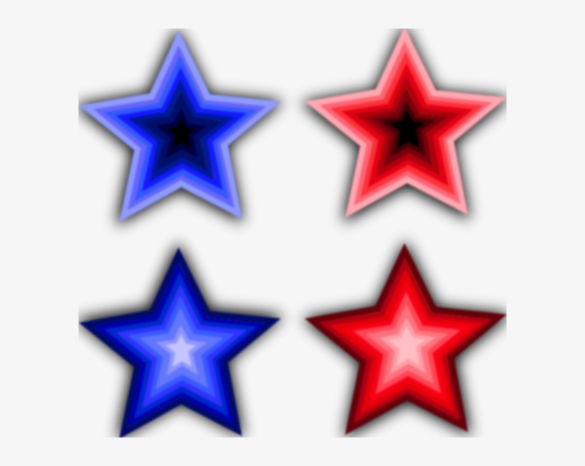 4th Of July Clipart Graphics , - Four Stars Clipart, transparent png