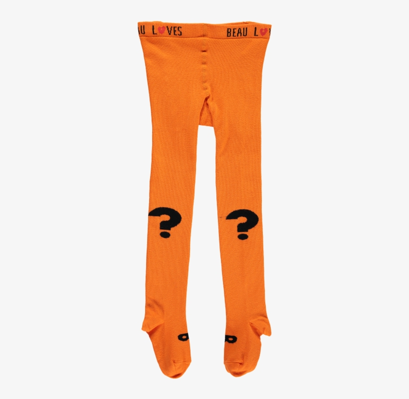 Beau Loves Knitted Tights Question Marks - Tights, transparent png