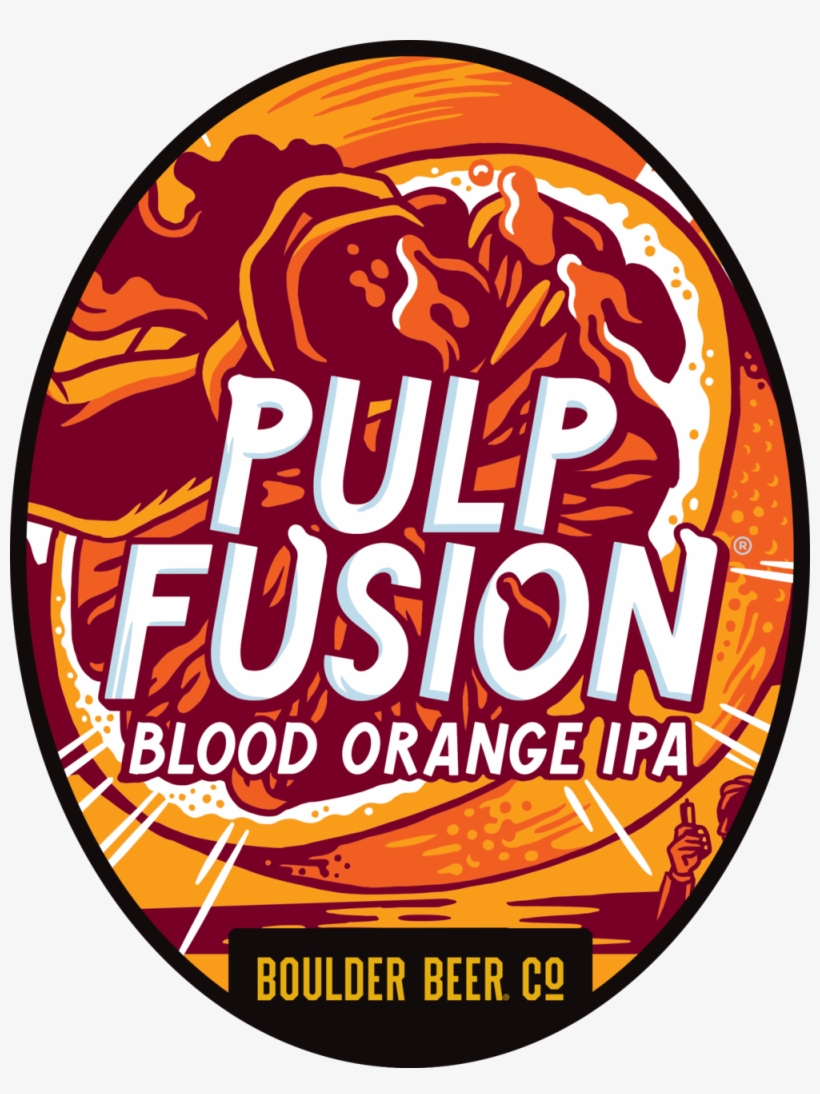 4 Boulder Beer Pulp Fusion Oval - Boulder Beer Company, transparent png