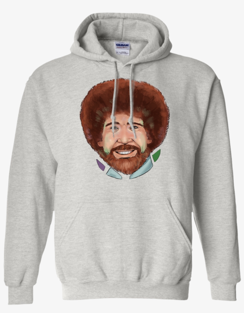 Bob Ross Hoodie Dog Paw Print Shirt I Love Dogs Shirts 1155x1155