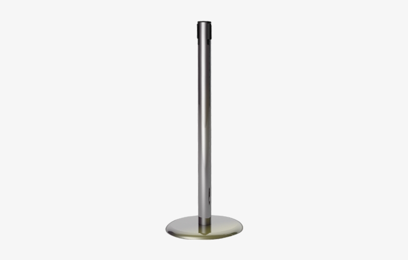 Q Stanchion Brushed Stainless Steel Post - Insugningsventil, transparent png